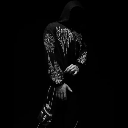 Breathedivinity Abyssal Wraith Oversized Zip up Hoodie VOID BLACK 7.webp
