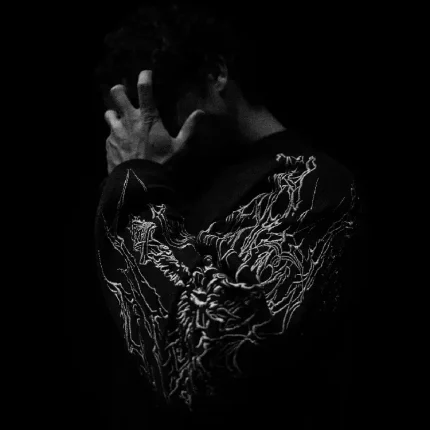 Breathedivinity Archangel Oversized Premium Crewneck MIDNIGHT 2.webp