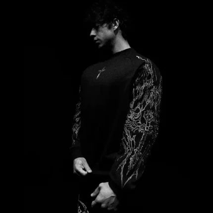 Breathedivinity Archangel Oversized Premium Crewneck MIDNIGHT 3.webp
