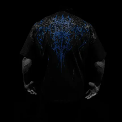Breathedivinity Bone Splitter Oversized Moonlight Blue T Shirt 2.webp