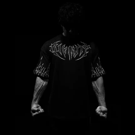 Breathedivinity Bone Splitter Oversized T Shirt VOID BLACK 3.webp
