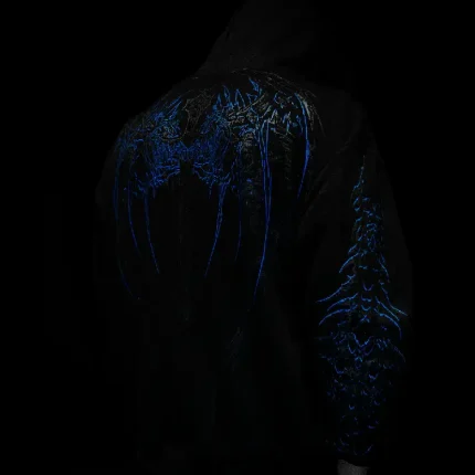 Breathedivinity Dragon Soul Oversized Pullover Hoodie Moonlight Blue 2.webp