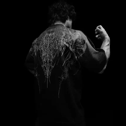 Breathedivinity Forgotten Soul Oversized T Shirt Smoke 2.webp