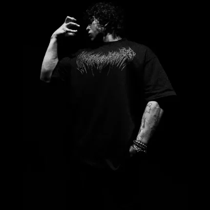 Breathedivinity Forgotten Soul Oversized T Shirt Void Black 2.webp