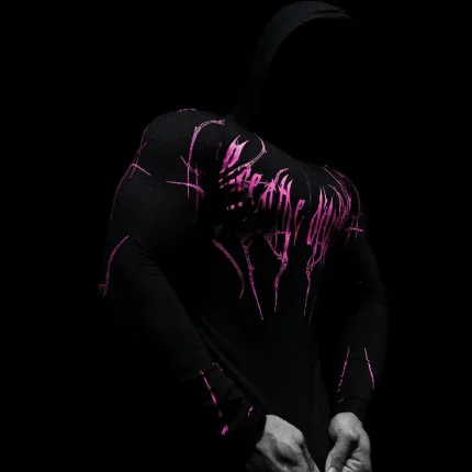 Breathedivinity Void Tech™ Hollow Knight Hoodie Compression BLOSSOM PINK 4.webp
