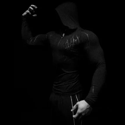 Breathedivinity Void Tech™ Hollow Knight Hoodie Compression DARKNESS 3.webp