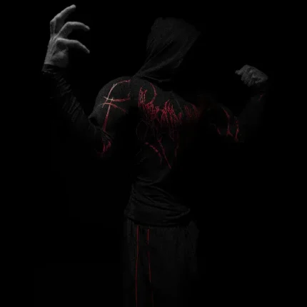 Breathedivinity Void Tech™ Hollow Knight Hoodie Compression NIGHTMARE 5.webp