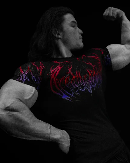Void Tech™ Corrupted Short sleeve Compression BLOOD MOON.webp