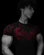 Void Tech™ Corrupted Short sleeve Compression NIGHTMARE.webp