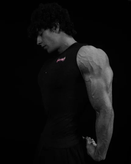 Void Tech™ Eternal Quarter zip Cut off Compression BLOSSOM PINK.webp
