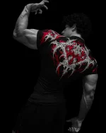 Void Tech™ Infernal Short sleeve Compression HEAVENLY RED 3.webp